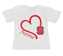North Carolina State Wolfpack Personalized Baby/Toddler T-Shirt