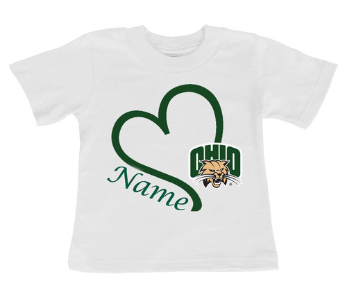 Ohio Bobcats Personalized Baby/Toddler T-Shirt