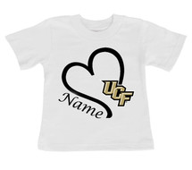 UCF Knights Personalized Heart Baby/Toddler T-Shirt