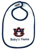Auburn Tigers Personalized 2 Ply Baby Bib