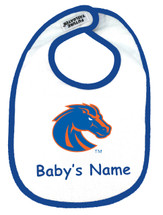 Boise State Broncos Personalized 2 Ply Baby Bib
