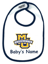 Marquette Golden Eagles Personalized 2 Ply Baby Bib
