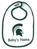 Michigan State Spartans Personalized 2 Ply Baby Bib