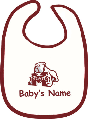 Future Tailgater Georgia Bulldogs Personalized 2 Ply Baby Bib