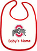 Ohio State Buckeyes Personalized 2 Ply Baby Bib