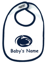 Penn State Nittany Lions Personalized 2 Ply Baby Bib