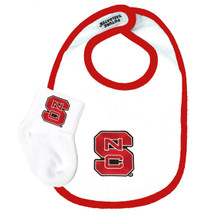 NC State Wolfpack Bib and Socks Baby Set