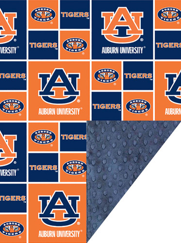 Auburn Tigers Baby/Toddler Minky Blanket
