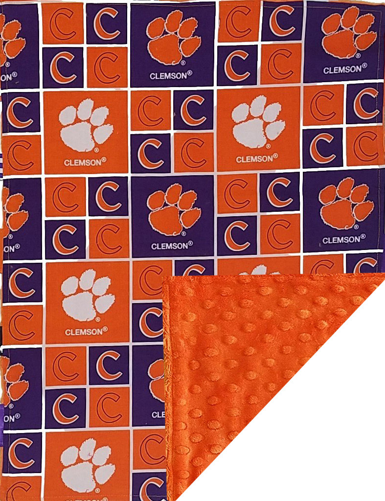 Clemson Baby hot Quilt