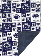 Penn State Nittany Lions Baby/Toddler Minky Blanket