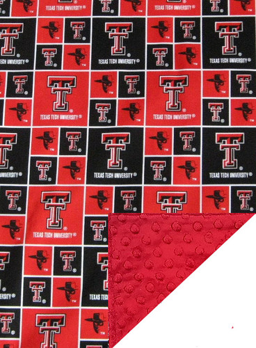 Texas Tech Red Raiders Baby/Toddler Minky Blanket