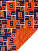 Syracuse Orange Baby/Toddler Minky Blanket