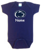 Penn State Nittany Lions Personalized Team Color Baby Onesie