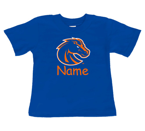 Boise State Broncos Personalized Team Color Baby/Toddler T-Shirt