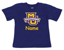 Marquette Golden Eagles Personalized Team Color Baby/Toddler T-Shirt