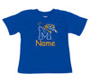 Memphis Tigers Personalized Team Color Baby/Toddler T-Shirt