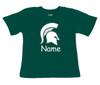 Michigan State Spartans Personalized Team Color Baby/Toddler T-Shirt