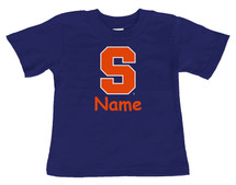 Syracuse Orange Personalized Team Color Baby/Toddler T-Shirt