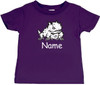 Texas Christian TCU Horned Frogs Personalized Team Color Baby/Toddler T-Shirt