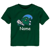Tulane Green Wave Personalized Team Color Baby/Toddler T-Shirt