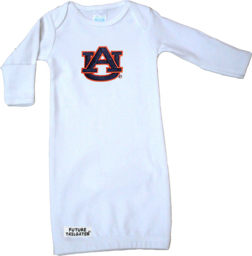Auburn Tigers Baby Layette Gown