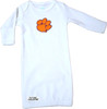 Clemson Tigers Baby Layette Gown