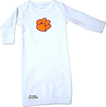 Clemson Tigers Baby Layette Gown