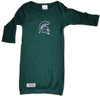 Michigan State Spartans Baby Layette Gown