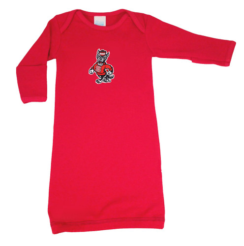 NC State Wolfpack Baby Layette Gown