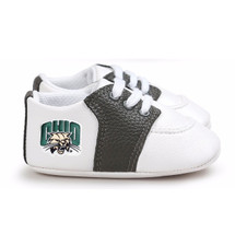 Ohio Bobcats Pre-Walker Baby Shoes - Black Trim