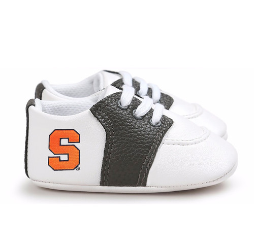 Syracuse Orange Pre-Walker Baby Shoes - Black Trim