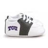 Texas Christian TCU Horned Frogs Pre-Walker Baby Shoes - Black Trim