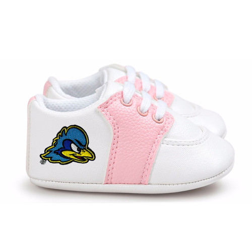 Delaware Blue Hens Pre-Walker Baby Shoes - Pink Trim