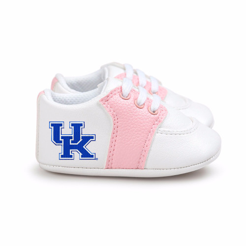 Kentucky Wildcats Pre-Walker Baby Shoes - Pink Trim