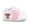 Texas Tech Red Raiders Pre-Walker Baby Shoes - Pink Trim
