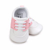 Tulane Green Wave Pre-Walker Baby Shoes - Pink Trim