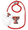 Texas Tech Red Raiders Baby Bib and Socks with Lace Set