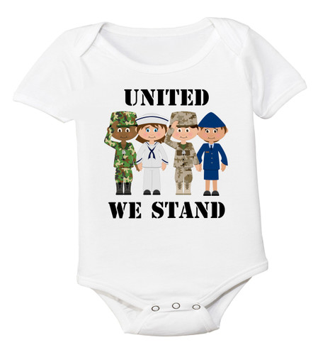 United We Stand American Pride OHT Baby Bodysuit