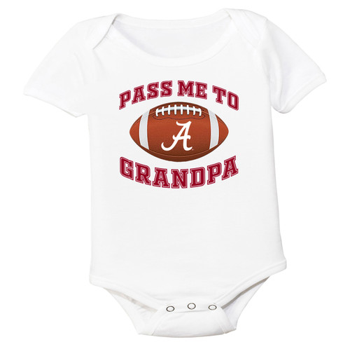 Alabama Crimson Tide Pass Me To Grandpa Baby Bodysuit