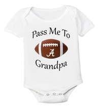 Alabama Crimson Tide Pass Me To Grandpa Baby Bodysuit