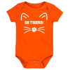 Clemson Tigers Go Tigers! Baby Bodysuit - Orange