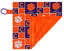 Clemson Tigers Baby/Toddler Minky Lovey
