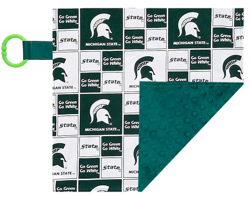 Michigan State Spartans Baby/Toddler Minky Lovey