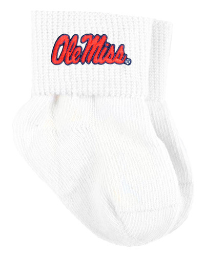 Mississippi Ole Miss Rebels Baby Sock Booties