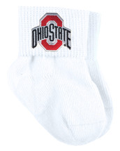 Ohio State Buckeyes Baby Sock Booties