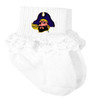 East Carolina Pirates Baby Laced Sock Booties