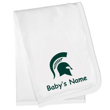 Michigan State Spartans Personalized Baby Blanket