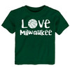 MIlwaukee Loves Basketball Youth T-Shirt