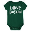 Boston Loves Basketball Baby Bodysuit