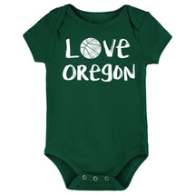 Oregon Loves Basketball Baby Bodysuit